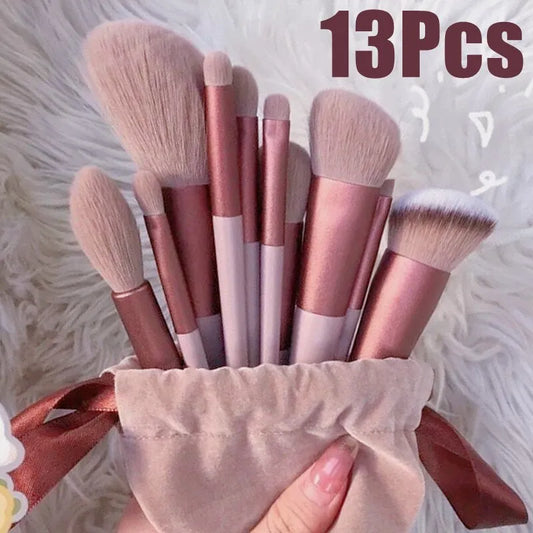 LuxeBlend 13-Piece Makeup Brushes Set