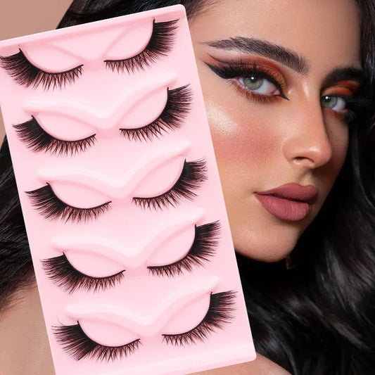 Natural Look Thick Cat's Eye False Eyelashes