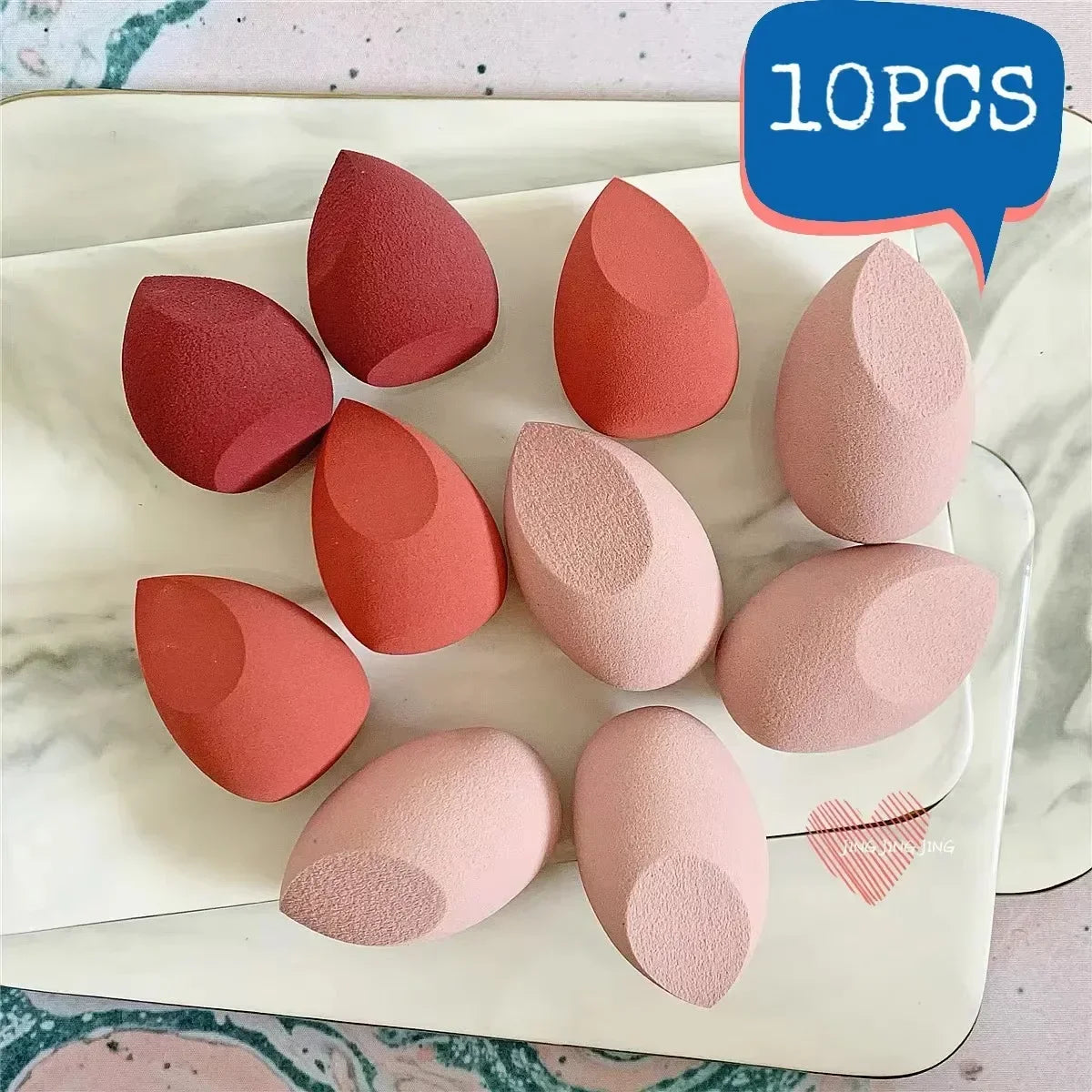 10 PCS Cosmetic Puff Set