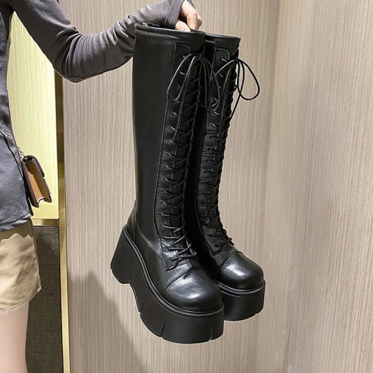 Mid Calf Boots Women Winter Boots