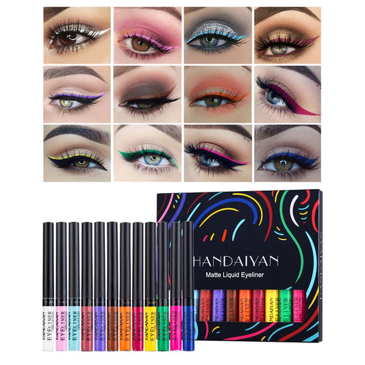 Kozi Trends 12 Color Liquid Eyeliner Pen Set