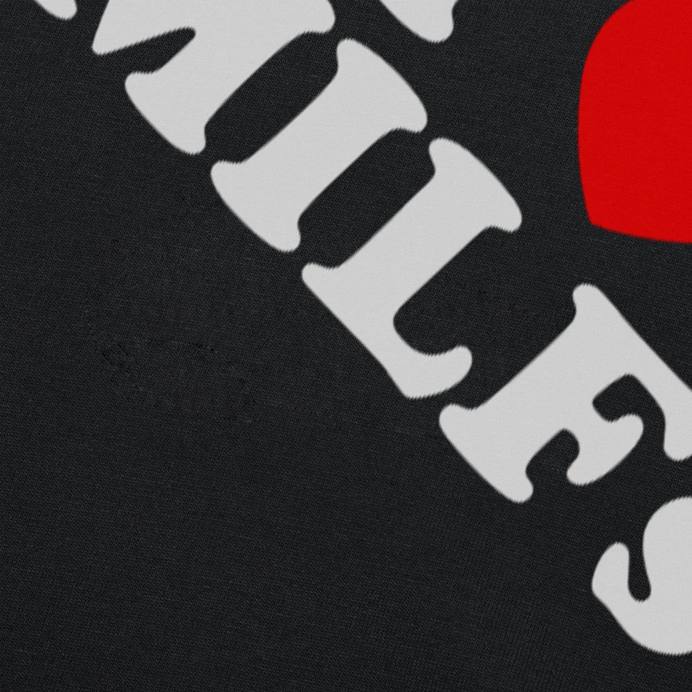 "I Love MILFs" Heart Graphic Printed T-Shirt